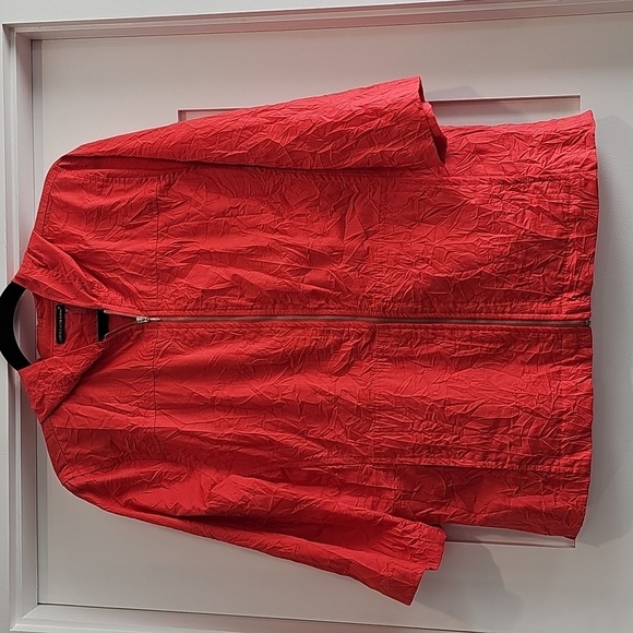 Vintage Oleg Cassini sport sailing jacket full zip up, pockets, and hood - Picture 1 of 7